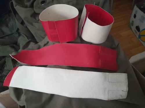 Armbinde rot weiß armee - armbinde,